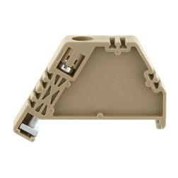 Sorkapocs végbak TS35 csavaros műanyag bézs ES 35 BG CONTA-CLIP - 2005.2