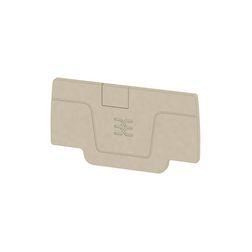 Sorkapocs véglap bézs 2.1mm-va AEP 2C 2.5 Weidmüller - 1514400000