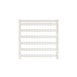 Sorkapocsjelölő lap feliratozható 5x5mm fehér 5mm-modultáv DEK 5/5 PLUS MC NE WS Weidmüller - 1854490000