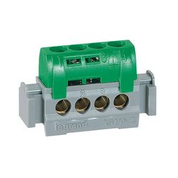 Sorkapocssín PE szigetelt 4x1,5-16mm2 zöld 80A réz kezeletlen Lexic LEGRAND - 004830