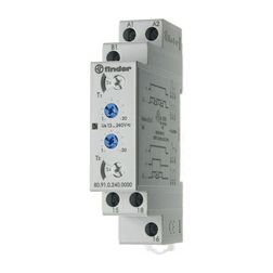Sorolható időrelé 0,1s-1nap 1-v 12-240V50Hz 16A 12-240VDC 80.91.0.240.0000 FINDER - 809102400000