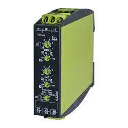 Sorolható időrelé 8-funkciós 0,05s–100h 2-v 12-240V50Hz 12-240VDC Gamma G2ZI20 Tele-Haase - 120501