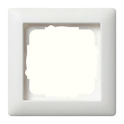 ST55 keret 1-es vízszintes és függőleges műanyag fehér matt GIRA - 021104