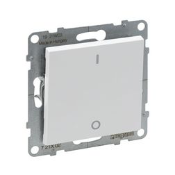 Suno 102 2P kapcsoló (O-I) 102 2P kapcsoló betét közp. fedéllel fehér süllyesztett IP20 LEGRAND - 721102