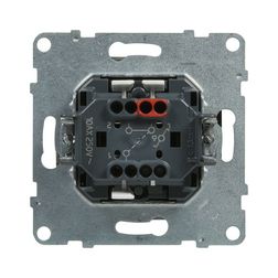 Suno 106 váltókapcsoló 106 váltókapcsoló betét közp. fedéllel alumínium süllyesztett LEGRAND - 721306