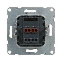 Suno 107 keresztkapcsoló 107 keresztkapcsoló betét közp. fedéllel alumínium süllyesztett LEGRAND - 721307