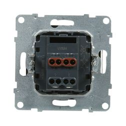 Suno 107 keresztkapcsoló 107 keresztkapcsoló betét közp. fedéllel fekete süllyesztett LEGRAND - 721407