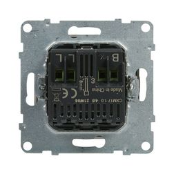 Suno fényerőszabályzó 2vez. betét közp. fedéllel forgatógomb fehér 5-300W süllyesztett LEGRAND - 721179