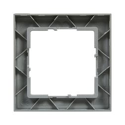 Suno keret 1-egység vízszintes és függőleges műanyag alumínium lakkozott LEGRAND - 721511