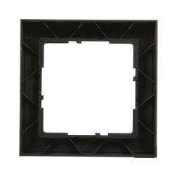 Suno keret 1-egység vízszintes és függőleges műanyag fekete lakkozott LEGRAND - 721521