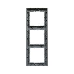 Suno keret 3-egység vízszintes és függőleges műanyag alumínium lakkozott LEGRAND - 721513