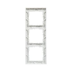 Suno keret 3-egység vízszintes és függőleges műanyag fehér kezeletlen LEGRAND - 721503
