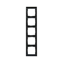 Suno keret 5-egység vízszintes és függőleges műanyag fekete lakkozott LEGRAND - 721525