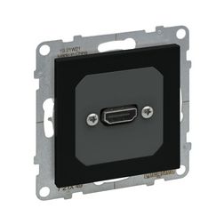 Suno médiacstlakozó HDMI 1.4 0,15m kábellel HDMI műanyag fekete LEGRAND - 721449