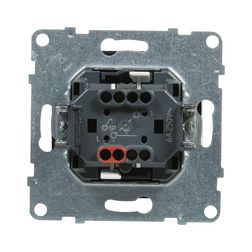 Suno N101 nyomó betét közp. fedéllel 1- nyomógomb 1z fekete IP20 süllyesztett dmax. LEGRAND - 721409