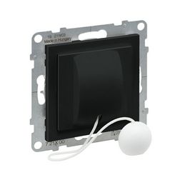 Suno N101húzózsinóros nyomó betét közp. fedéllel húzózsinór 1ny 1z 1v fekete IP20 műanyag LEGRAND - 721400