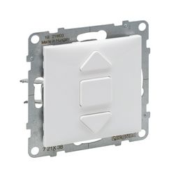 Suno redőnymozgató 1P betét közp. fedéllel NR105 1P nyomó billentyűs fehér műanyag LEGRAND - 721138