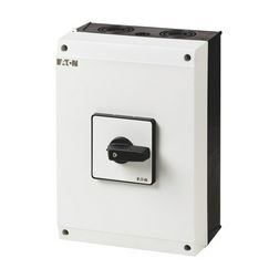 Szakaszoló be-ki kapcsoló 100A 3P 37kW/400VAC-3 ráépíthető tokozott fekete P3-100/I5 EATON - 207381