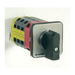 Szakaszoló be-ki kapcsoló 20A 3P 5.5kW/400VAC-3 fix fekete rövid forgatókaros A 105/6.0200 MERZ - MZ12007