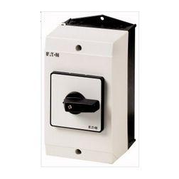 Szakaszoló be-ki kapcsoló 63A 3P ráépíthető tokozott működtetőkaros P3-63/I3 EATON - 207351