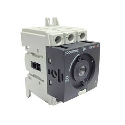 Szakaszoló be-ki kapcsoló alapkészülék 20A 3P ráépíthető sorolható fix Sirco M1 SOCOMEC - 22003001