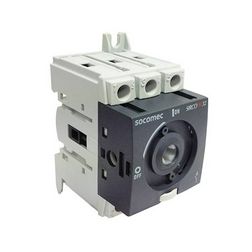 Szakaszoló be-ki kapcsoló alapkészülék 32A 3P ráépíthető sorolható fix Sirco M1 SOCOMEC - 22003003