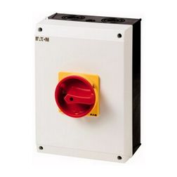 Szakaszoló fő- és vészkapcsoló 100A 3P 37kW/400VAC-3 ráépíthető tokozott P3-100/I5/SVB EATON - 207373