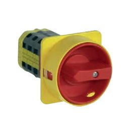 Szakaszoló fő- és vészkapcsoló 20A 3P 5.5kW/400VAC-3 beépíthető fix piros A 105/6.1550 MERZ - MZ12085