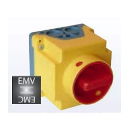 Szakaszoló fő- és vészkapcsoló 20A 4P 5.5kW/400VAC-3 ráépíthető tokozott A 105/22.I1N1550 MERZ - MZ13010