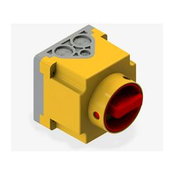 Szakaszoló fő- és vészkapcsoló 40A 4P 11kW/400VAC-3 ráépíthető tokozott A 251/22.I2N1850-S MERZ - MZ20056