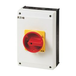 Szakaszoló fő- és vészkapcsoló 63A 3P 30kW/400VAC-3 ráépíthető tokozott P3-63/I4/SVB/HI11 EATON - 207348