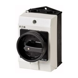 Szakaszoló főkapcsoló 20A 3P 5.5kW/400VAC-3 ráépíthető tokozott fekete T0-2-1/I1/SVB-SW EATON - 207148