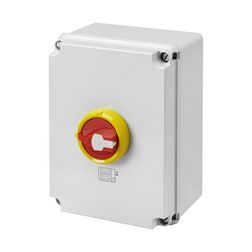 Szakaszoló vész- be-ki kapcsoló 3P 125A tokozott IP66 70RTHP GEWISS - GW70493P