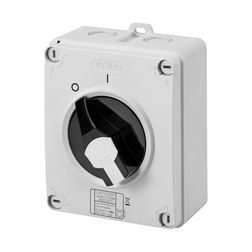 Szakaszoló vész- be-ki kapcsoló 3P 16A tokozott IP66 70RTHP GEWISS - GW70402P