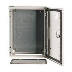 Szekrény fali sorolható acél szerelőlappal 400mm 300mmx 200mmx IP66 szürke CS-43/200 EATON - 111682