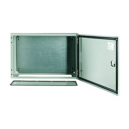 Szekrény fali sorolható acél szerelőlappal 400mm 600mmx 250mmx IP66 szürke CS-46/250 EATON - 111686