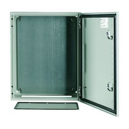 Szekrény fali sorolható acél szerelőlappal 500mm 400mmx 200mmx IP66 szürke CS-54/200 EATON - 111689