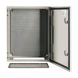 Szekrény fali sorolható acél szerelőlappal 500mm 400mmx 250mmx IP66 szürke CS-54/250 EATON - 111690