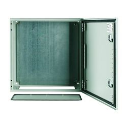 Szekrény fali sorolható acél szerelőlappal 500mm 500mmx 250mmx IP66 szürke CS-55/250 EATON - 111691