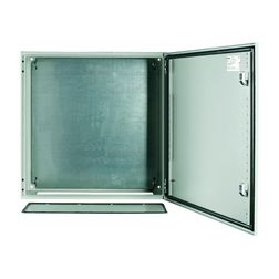 Szekrény fali sorolható acél szerelőlappal 600mm 600mmx 200mmx IP66 szürke CS-66/200 EATON - 111698