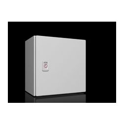 Szekrény fali teli ajtós acél szerelőlappal 300mm x 300mm x 210mm IP66 AX 1033.000 Rittal - 1033000