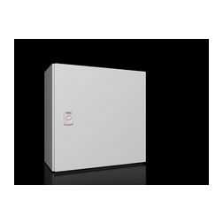 Szekrény fali teli ajtós acél szerelőlappal 380mm x 380mm x 210mm IP66 AX 1380.000 Rittal - 1380000