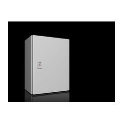 Szekrény fali teli ajtós acél szerelőlappal 400mm x 300mm x 210mm IP66 AX 1034.000 Rittal - 1034000