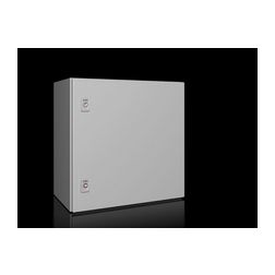 Szekrény fali teli ajtós acél szerelőlappal 500mm x 500mm x 300mm IP66 AX 1350.000 Rittal - 1350000