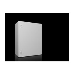 Szekrény fali teli ajtós acél szerelőlappal 760mm x 600mm x 350mm IP66 AX 1376.000 Rittal - 1376000