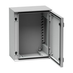 Szekrény fali teli ajtós műanyag 747mm 536mmx 300mmx IP66 szürke Thalassa PLM Schneider - NSYPLM75G