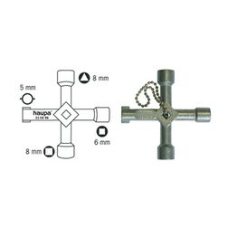 Szekrénykulcs univerzális  HUPkey Haupa - 110696