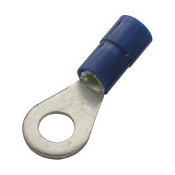 Szemes saru DIN 46237 1,5-2,5mm2 6M/csavar gyűrűs-alakú PVC kék réz ónozott KSZ6 Haupa - 260274