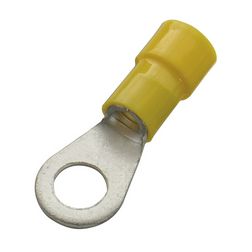 Szemes saru DIN 46237 4-6mm2 8M/csavar gyűrűs-alakú PVC sárga réz ónozott SSZ8 Haupa - 260290