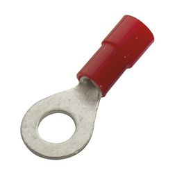 Szemes saru DIN 46237 nejlon szigeteléssel 0.5-1,5mm2 8M/csavar gyűrűs-alakú piros réz PSZ8 Haupa - 260662
